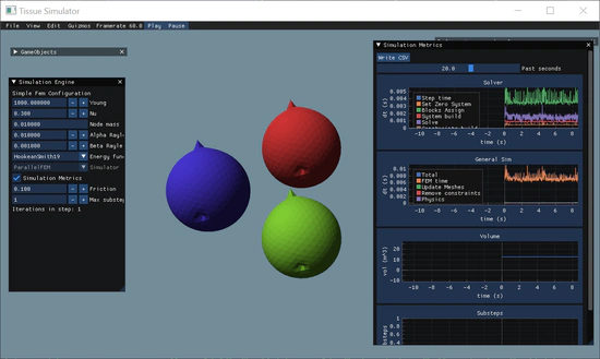 Fast 3D Deformations using FEM (Master's thesis)